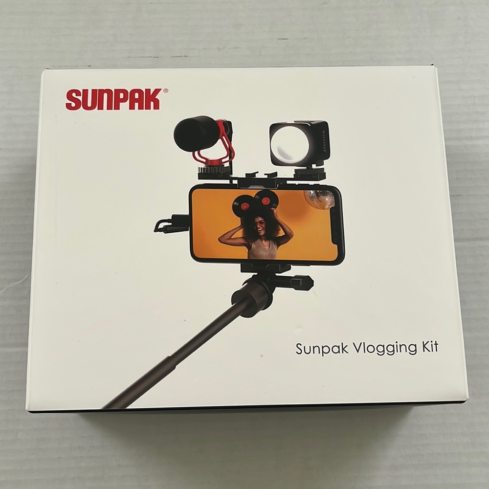 Sunpak Mobile Vlogging Kit with Tripod & Accessories